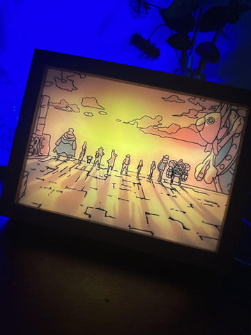One Piece LED Painting Anime Light