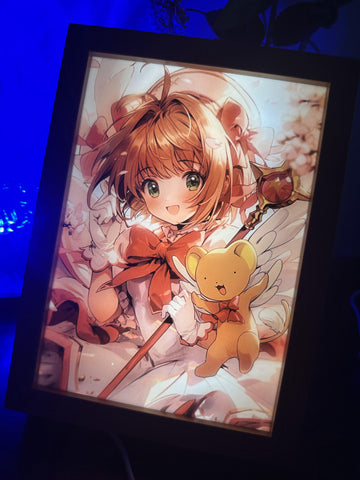 Cardcaptor Sakura LED Painting Anime Light Artwork Night Light