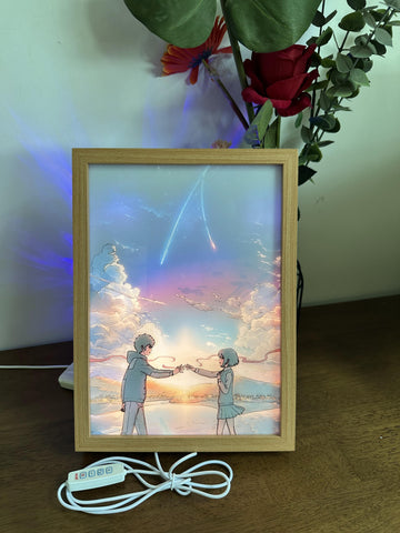 Your Name 3 LED Painting Anime Light Artwork Night Light