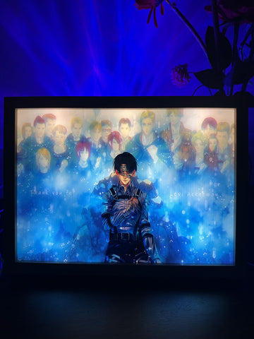 Attack on Titan Captain Levi LED Painting Anime Light