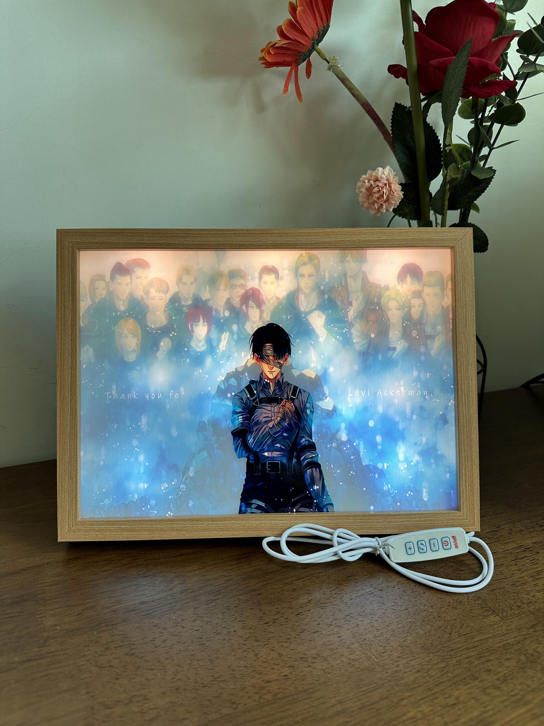 Attack on Titan Captain Levi LED Painting Anime Light