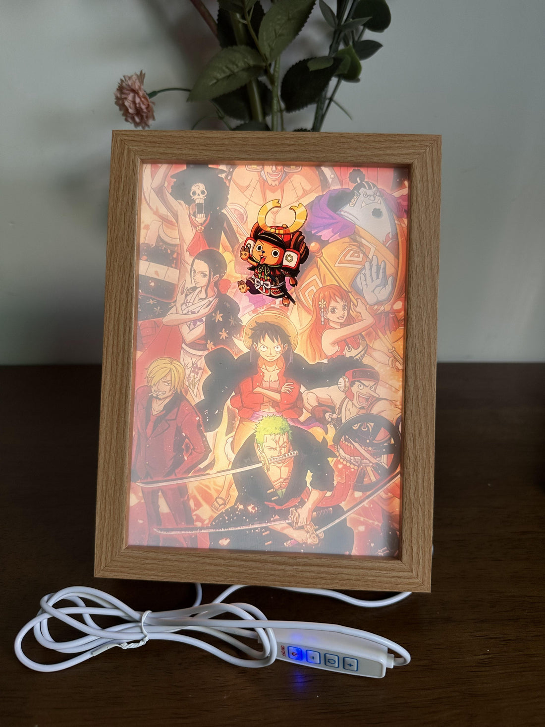 One Piece Luffy and Friends LED  Painting Anime Light