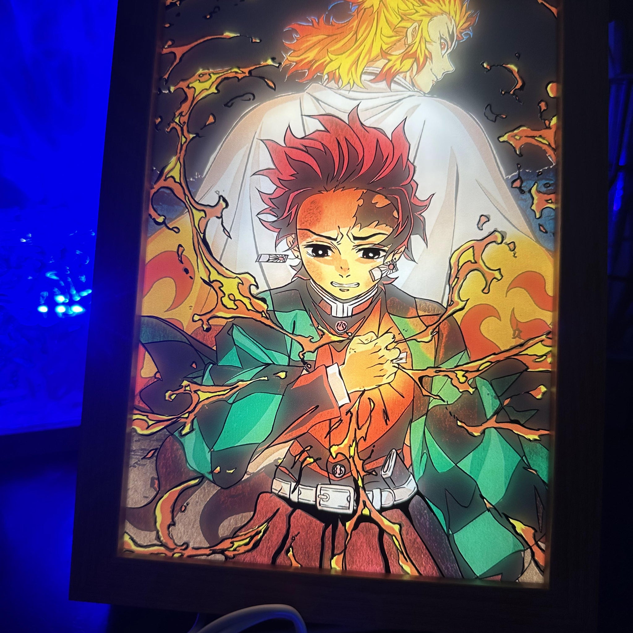Demon Slayer  LED  Painting Anime Light