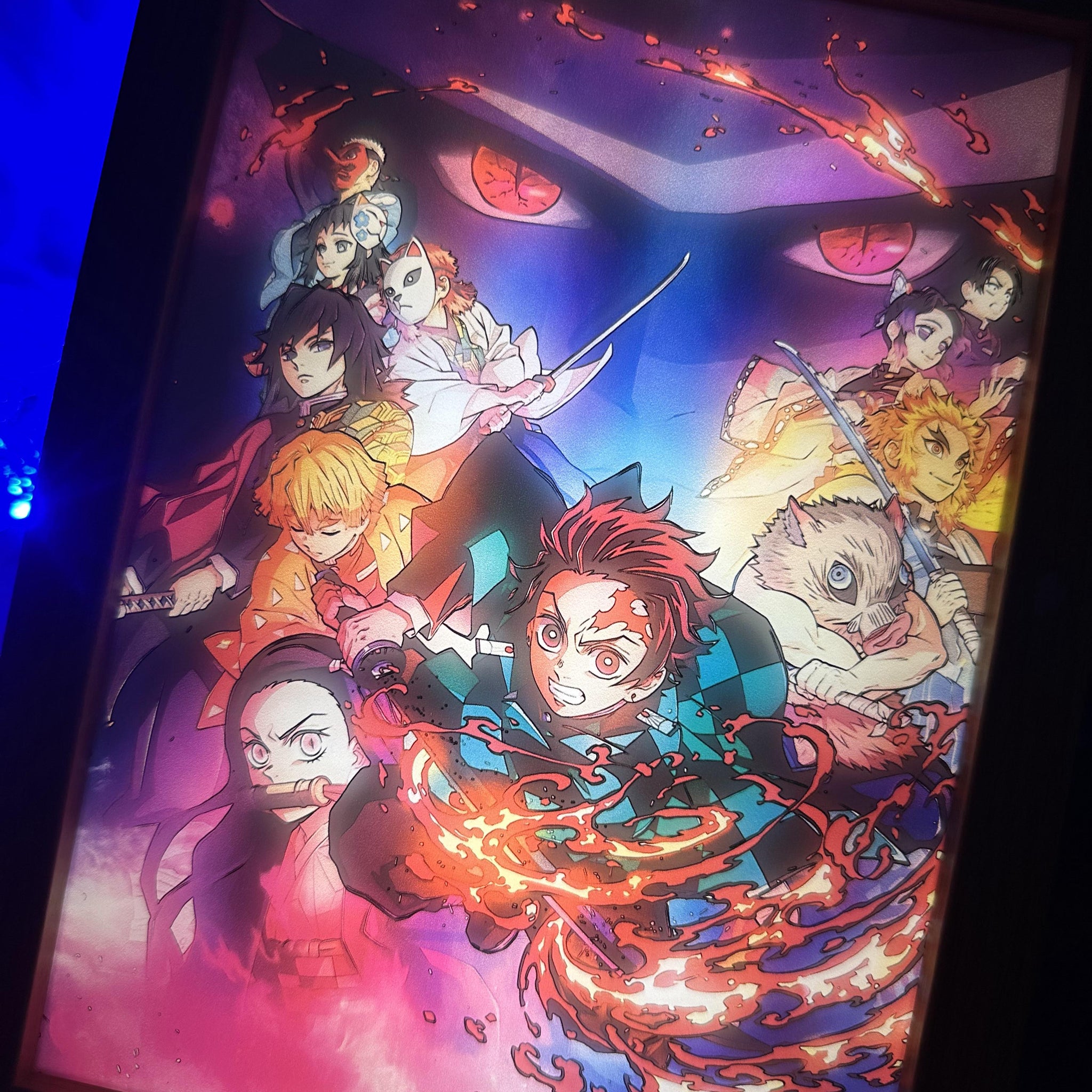 Demon Slayer ATanjiro LED  Painting Anime Light All