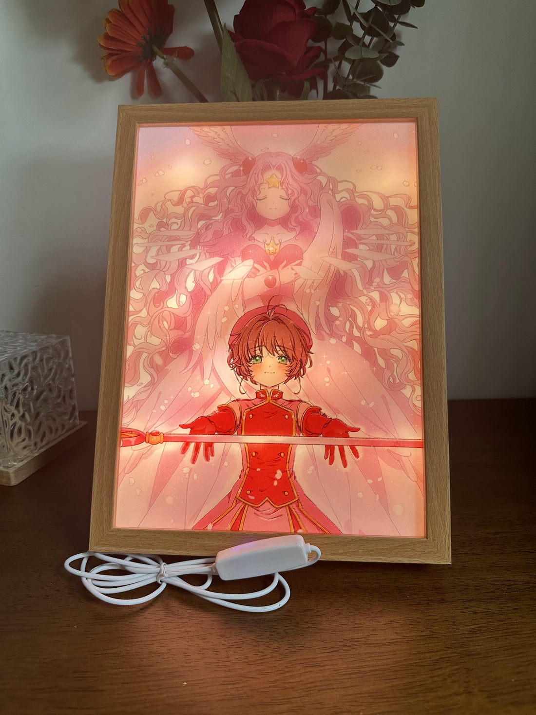 Cardcaptor Sakura LED  Painting Anime Light  Artwork Night Light