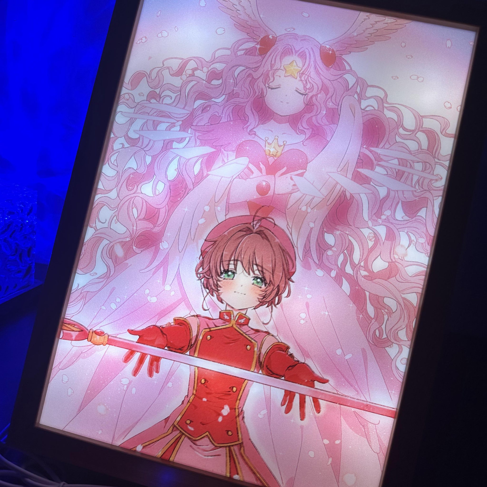 Cardcaptor Sakura LED  Painting Anime Light  Artwork Night Light