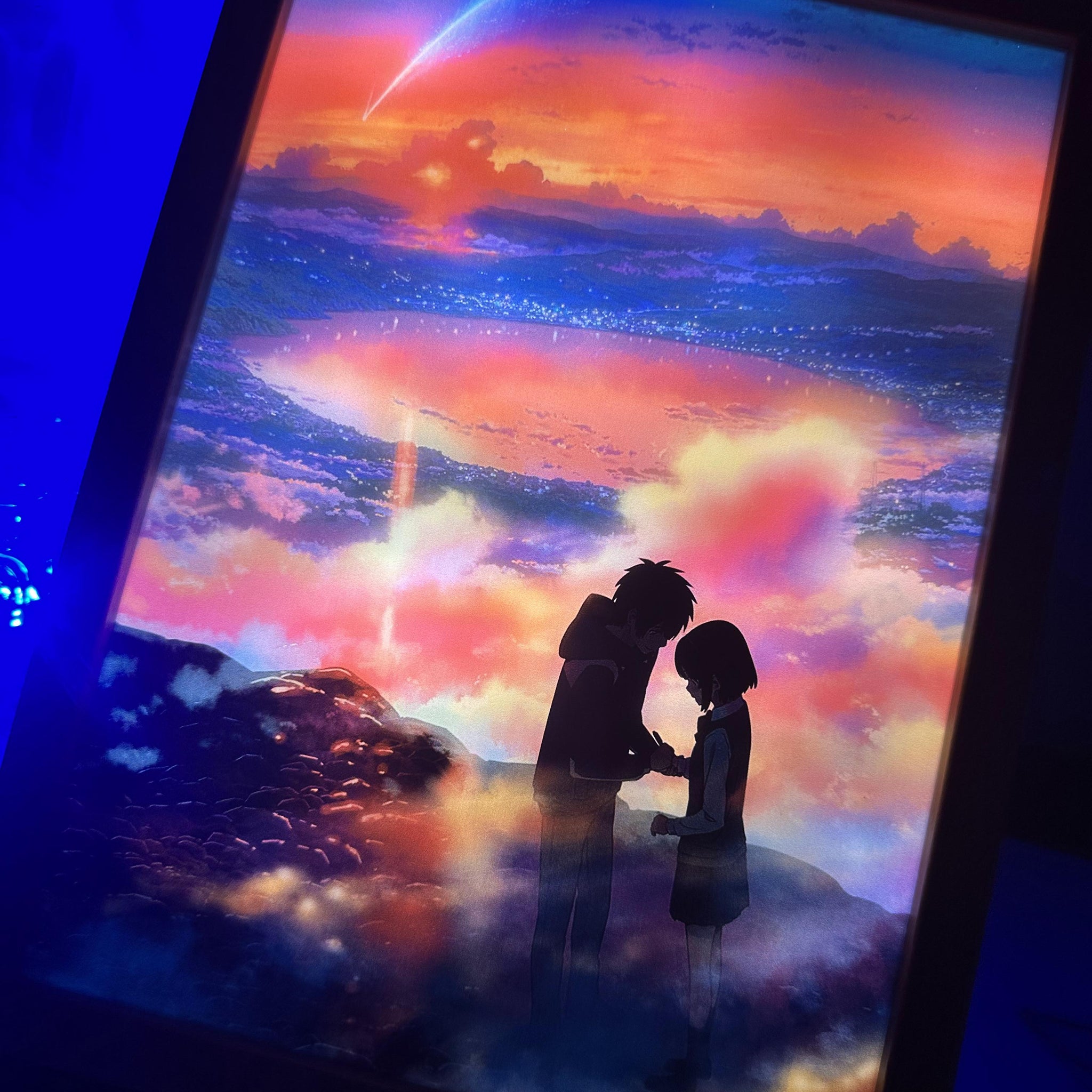 Your Name 4 LED  Painting Anime Light  Artwork Night Light