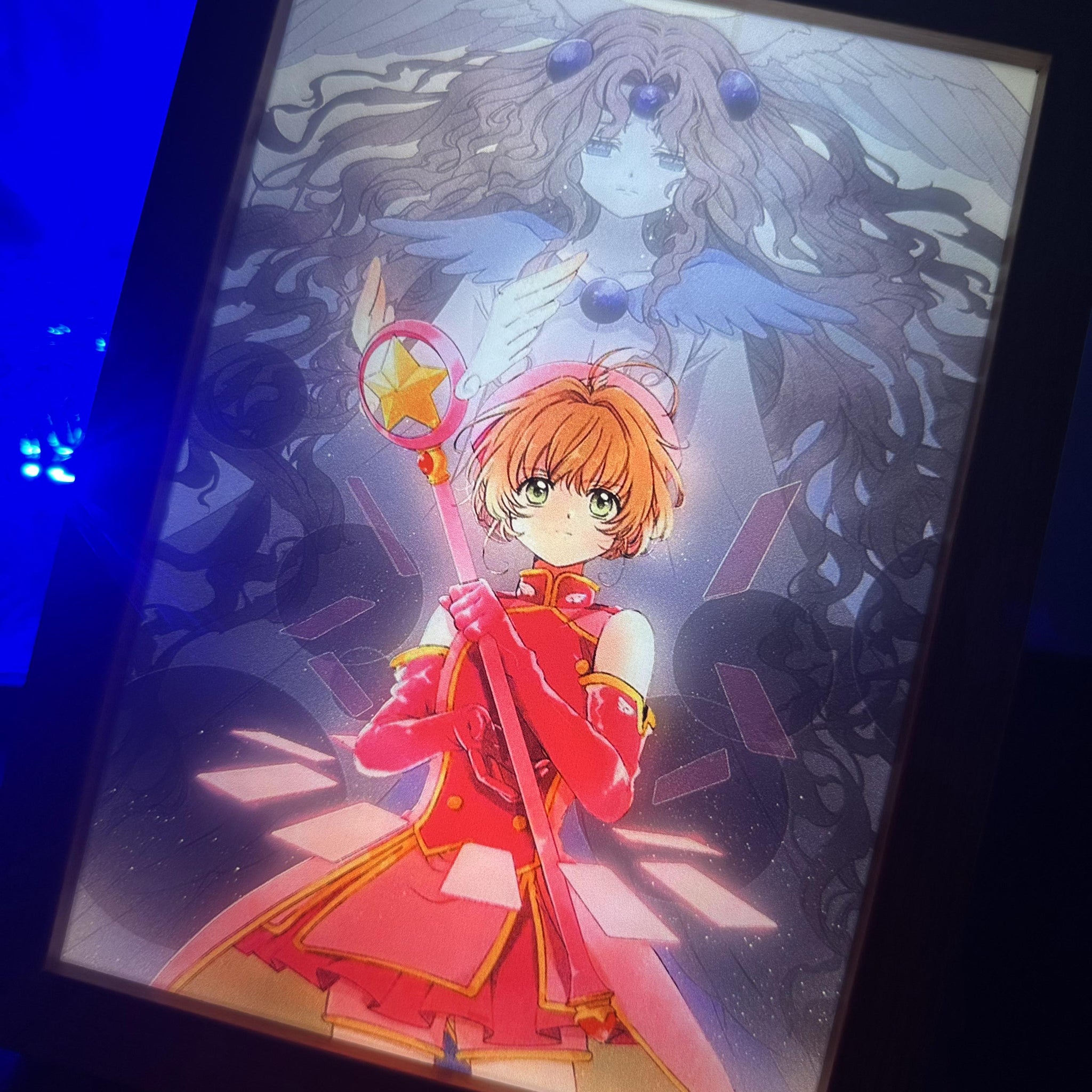 Cardcaptor Sakura LED  Painting Anime Light  Artwork Night Light