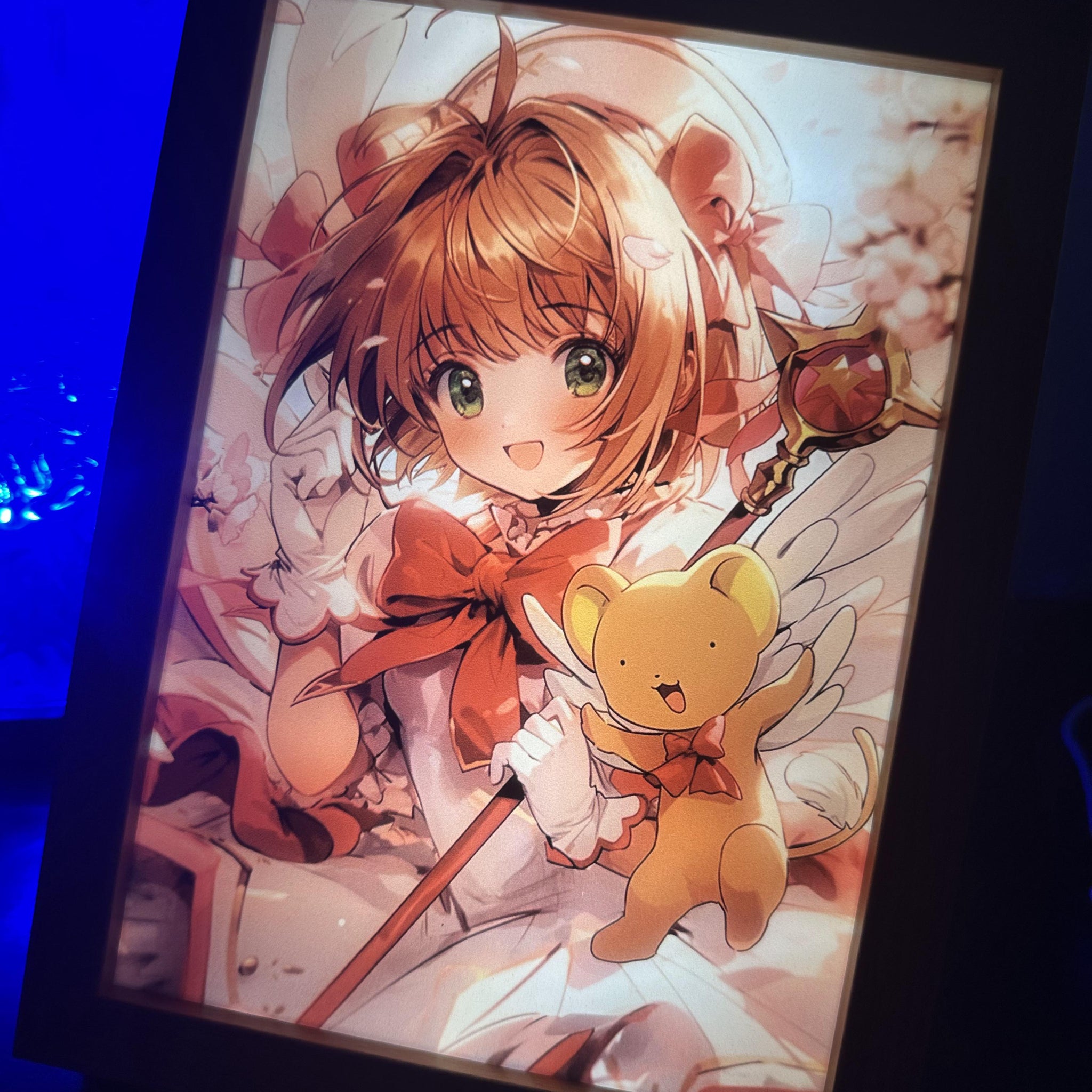 Cardcaptor Sakura LED  Painting Anime Light  Artwork Night Light