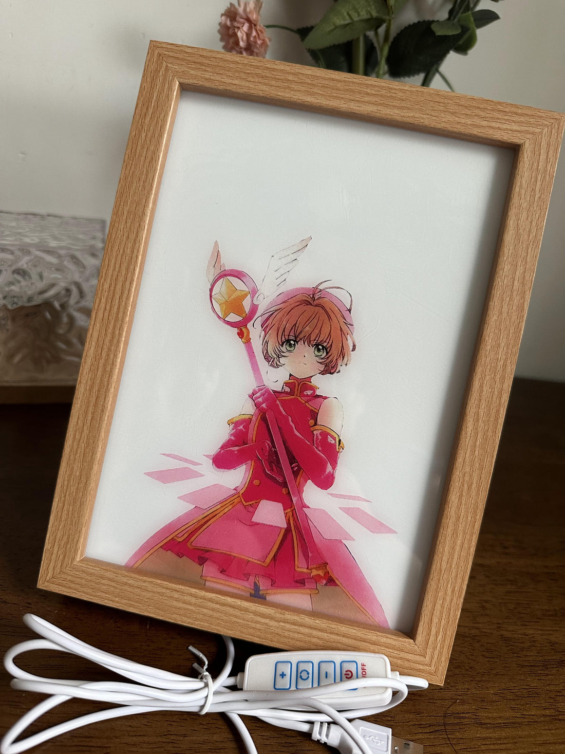 Cardcaptor Sakura LED  Painting Anime Light  Artwork Night Light