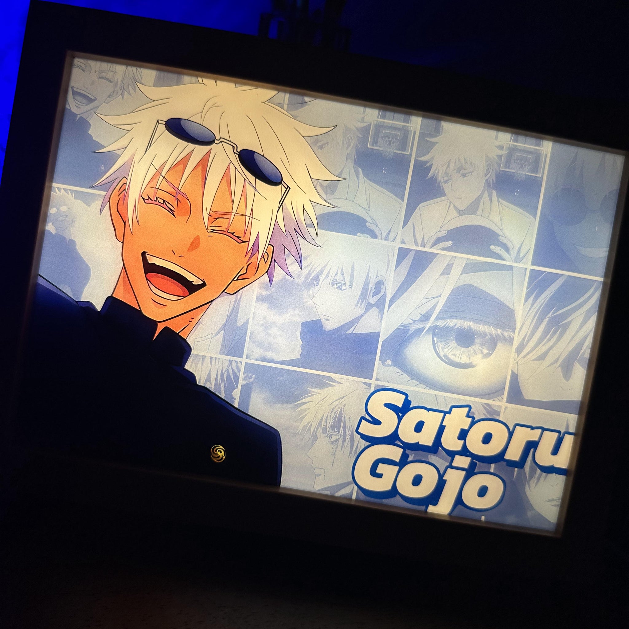 Gojo LED  Painting Light  Artwork Night Light Anime