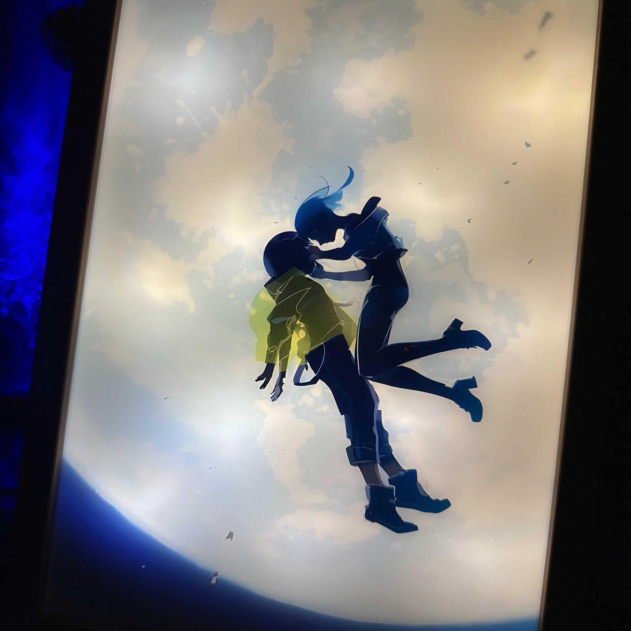 Cyberpunk Edgerunners  LED Painting Light Anime Artwork Night Light