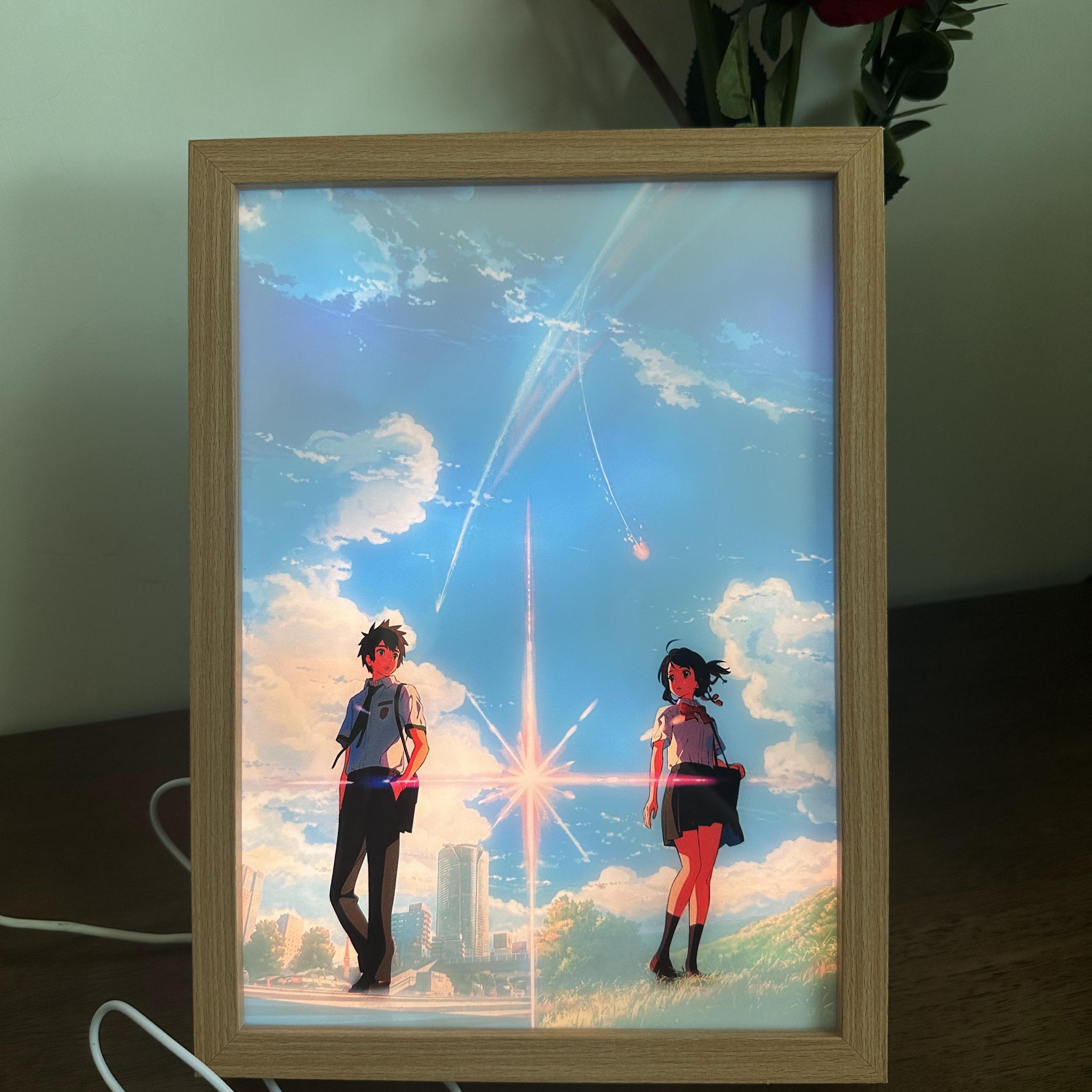 Your Name 2 LED  Painting Anime Light  Artwork Night Light