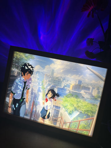 Your Name 1 LED  Painting Anime Light  Artwork Night Light